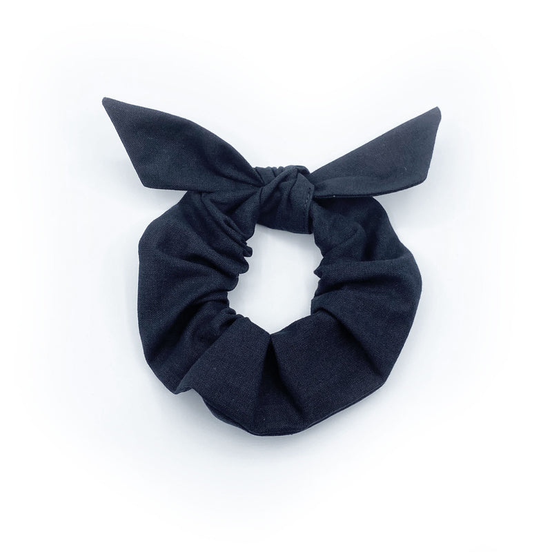 Black Tie | Hair Scrunchie