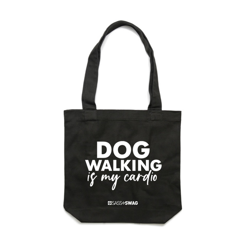 Dog Walking Is My Cardio | Deluxe Tote Bag