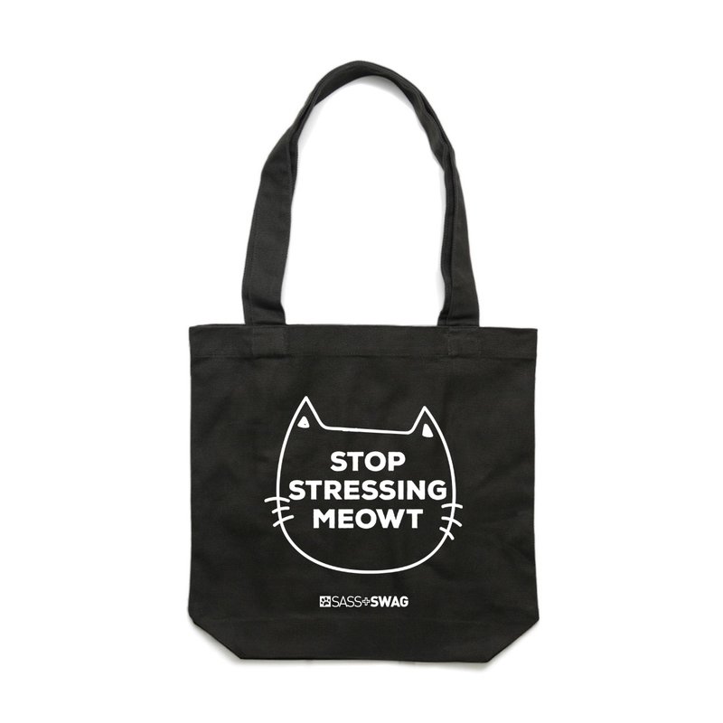 Stop Stressing Meowt | Deluxe Tote Bag