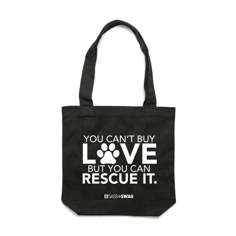 You Can't Buy Love But You Can Rescue It | Deluxe Tote Bag